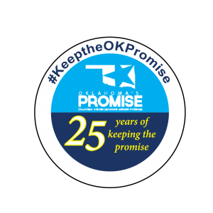 Oklahoma's Promise Day 2017 logo, #KeeptheOKPromise